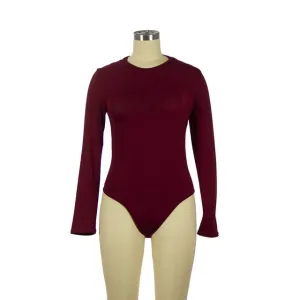 Sexy soft Long Sleeve Short Sleeve Slim Jumpsuit bodysuits