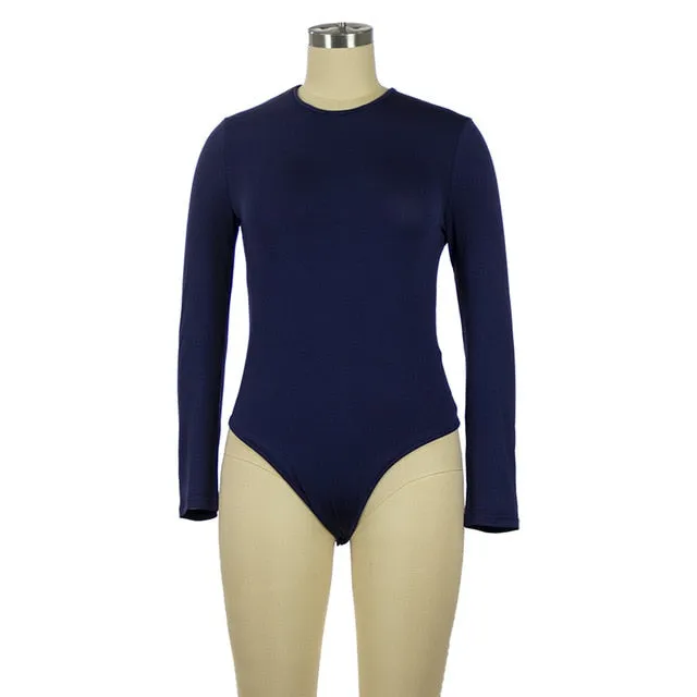 Sexy soft Long Sleeve Short Sleeve Slim Jumpsuit bodysuits