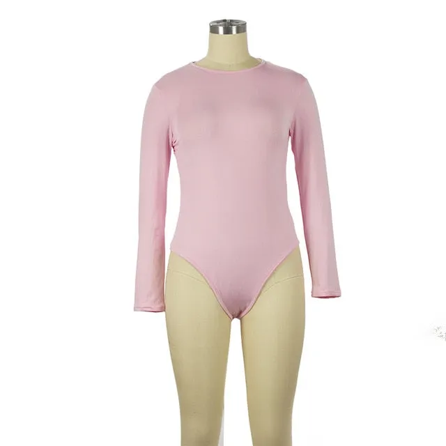 Sexy soft Long Sleeve Short Sleeve Slim Jumpsuit bodysuits