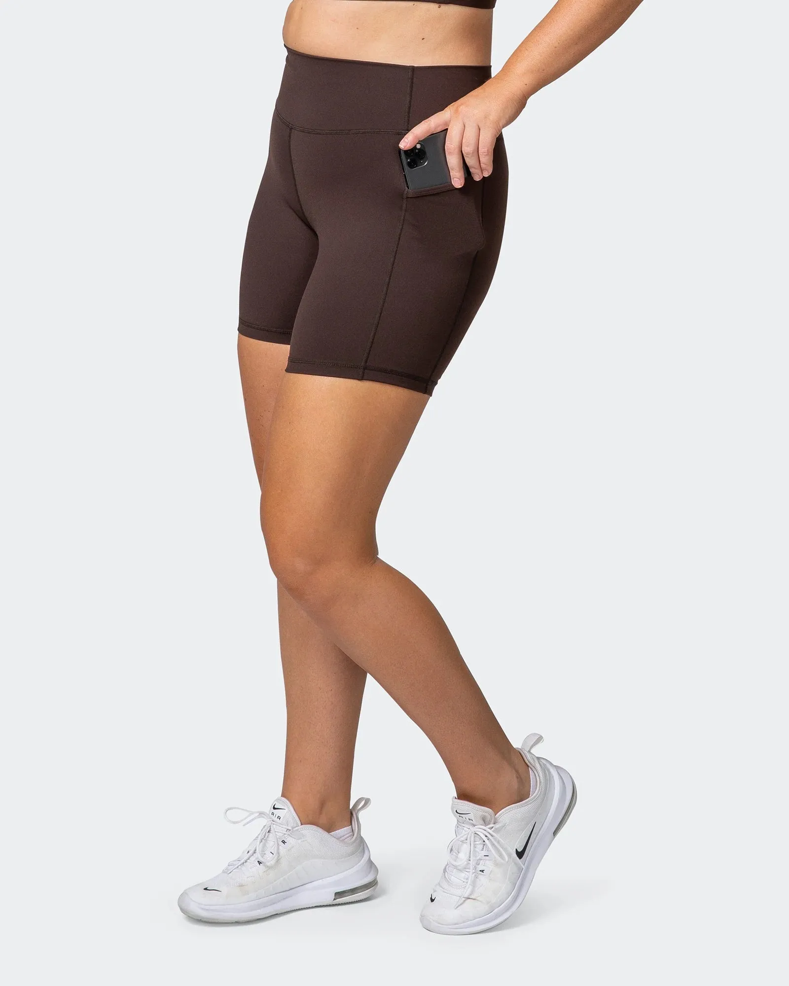 SIGNATURE POCKET BIKE SHORTS Cocoa