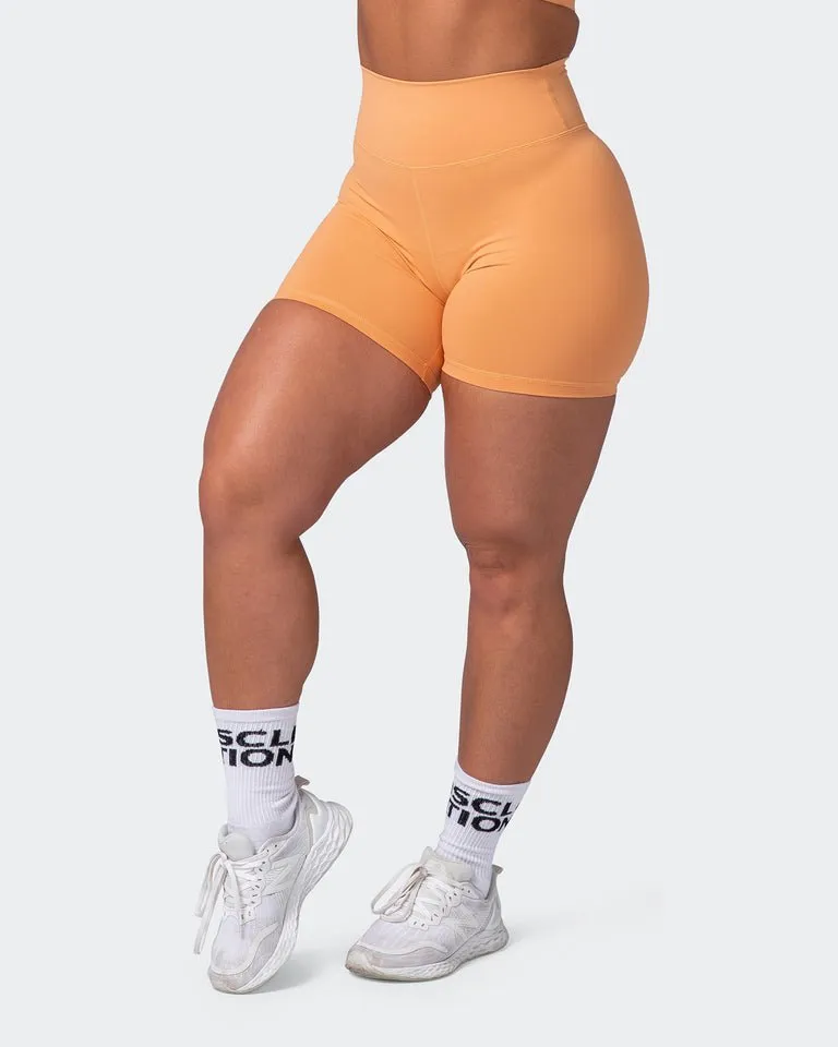 Signature Scrunch Bike Shorts Apricot
