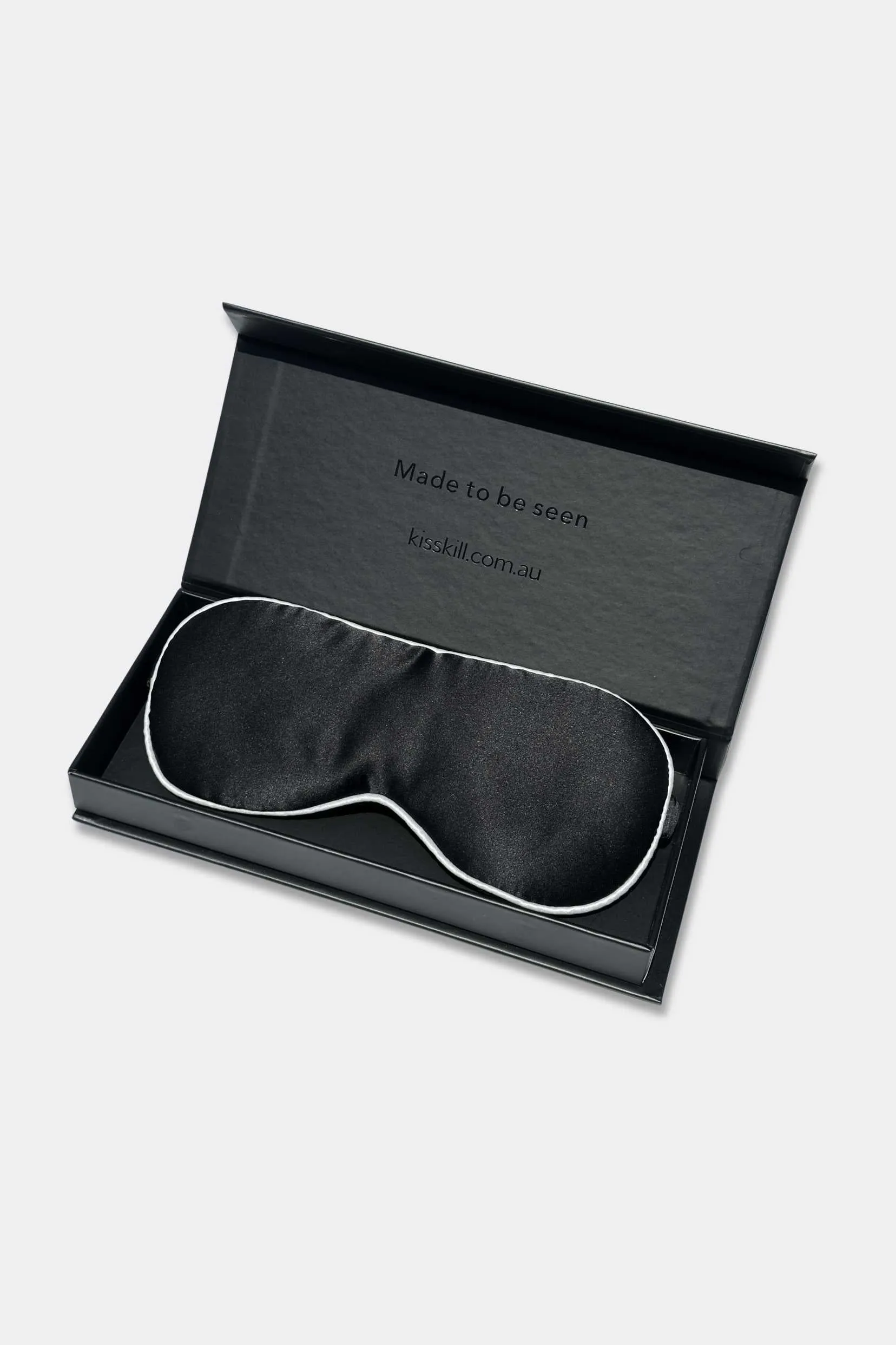 Silk Eye Mask Black