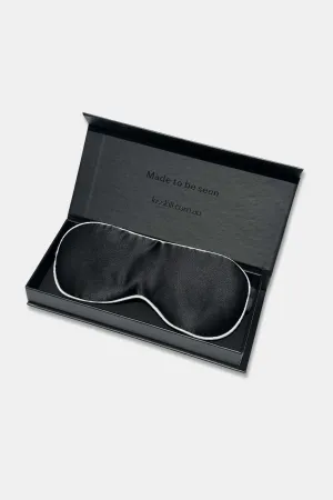 Silk Eye Mask Black