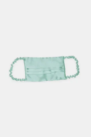 Silk Face Mask in Mint