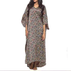 SILK PRINTED KAFTAN BY VALERIE