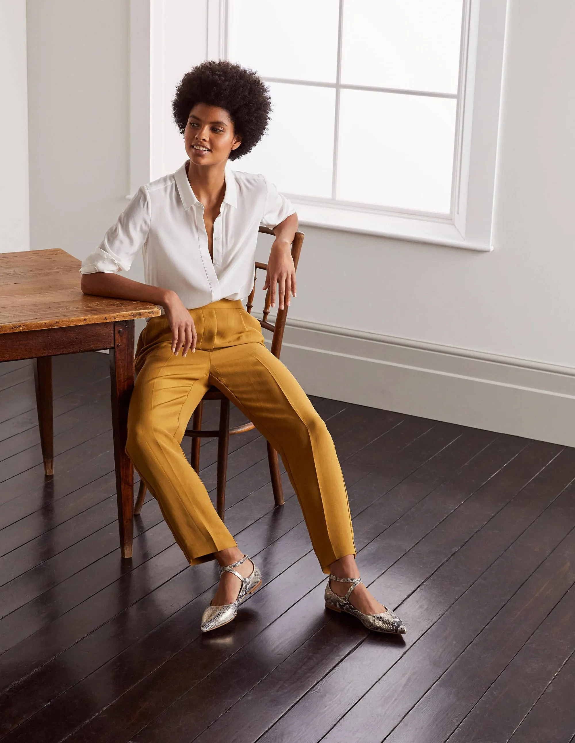 Silk Shirt-Ivory