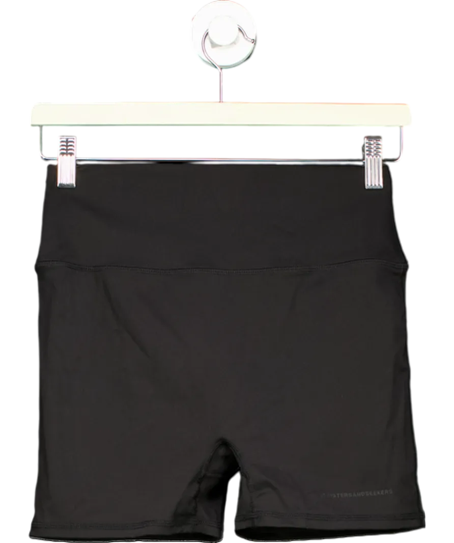 Sisters & Seekers Black Active Shorts In Jet UK S