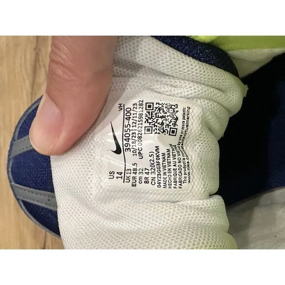 Size 14 - Nike Initiator Deep‎ Royal Blue Volt