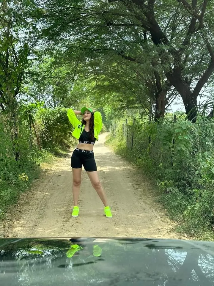 SLAY. Sport Women's Activewear Crop Top And Shorts Co-ord Set