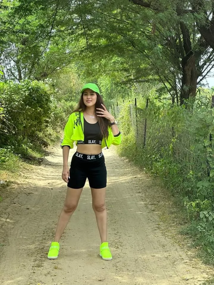 SLAY. Sport Women's Activewear Crop Top And Shorts Co-ord Set
