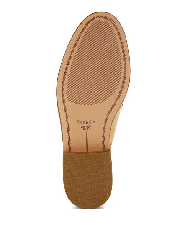 Slingback Charm Low Heel Loafers
