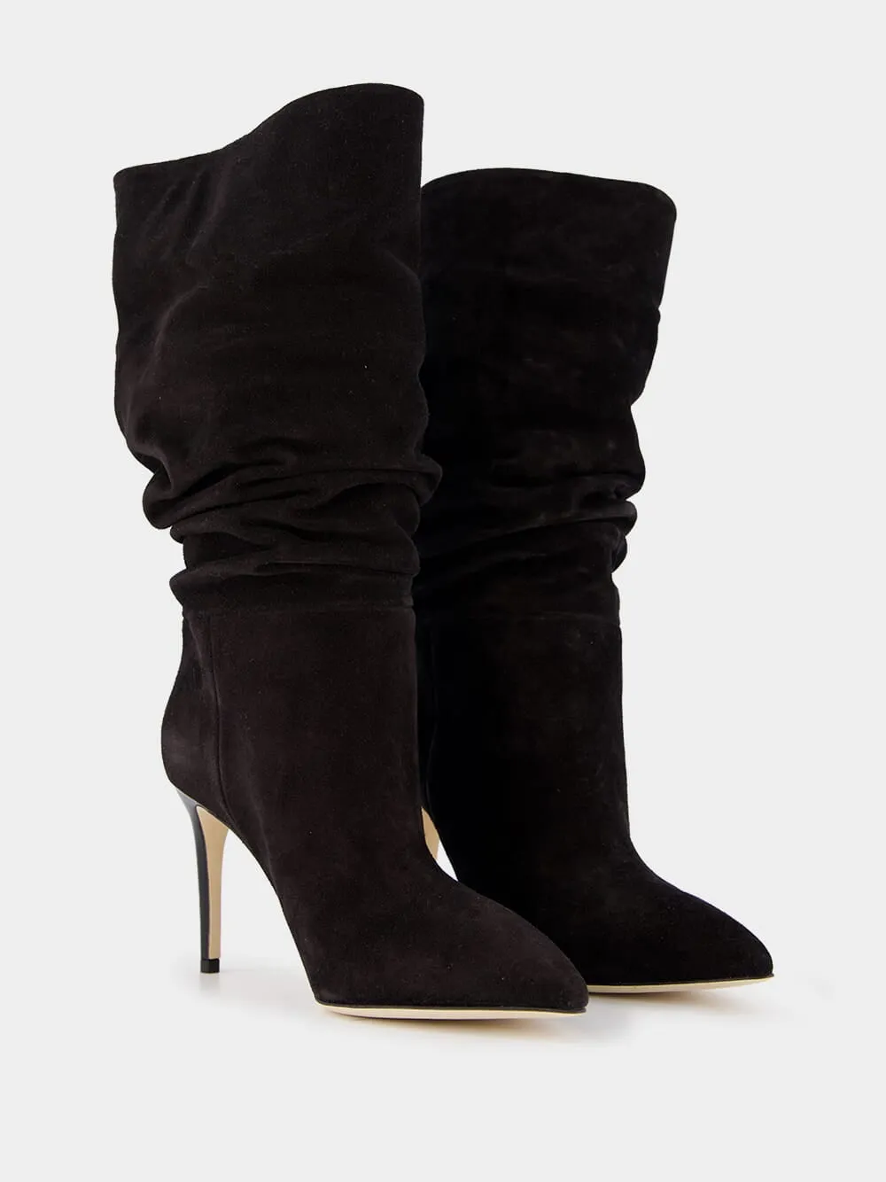 Slouchy Suede 85mm Ankle Boots