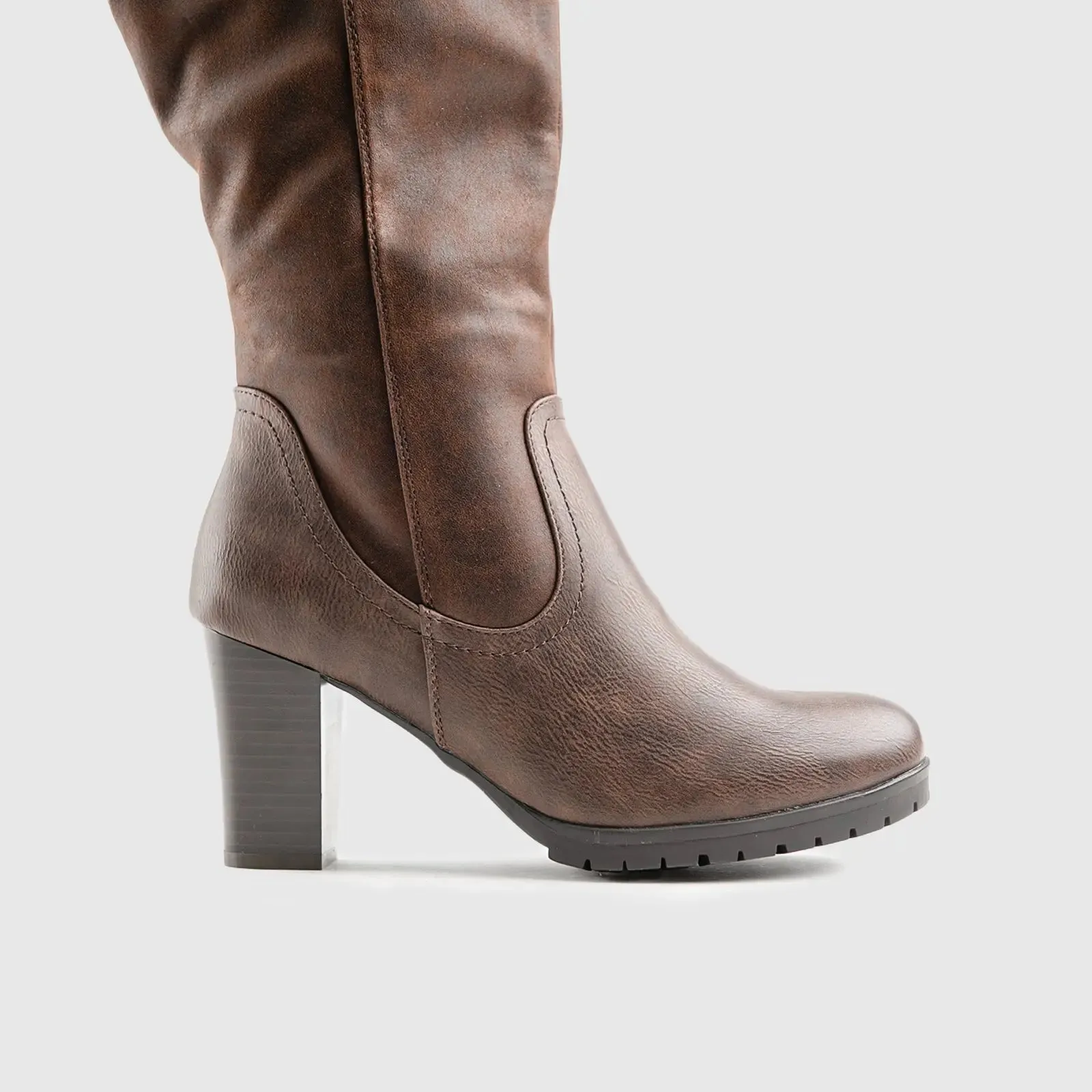 Soft Style Gusty Long Boot Brown 01376