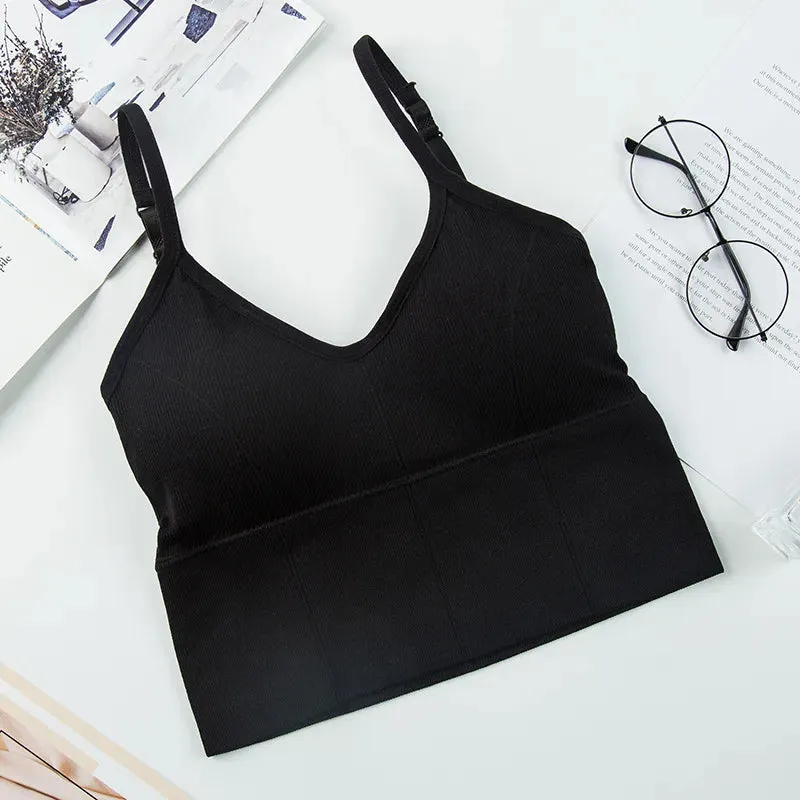 Solid Color Sports Bras Shaping Underwear