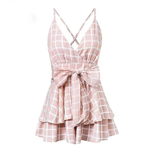 Spaghetti Straps Jumpsuit Rompers