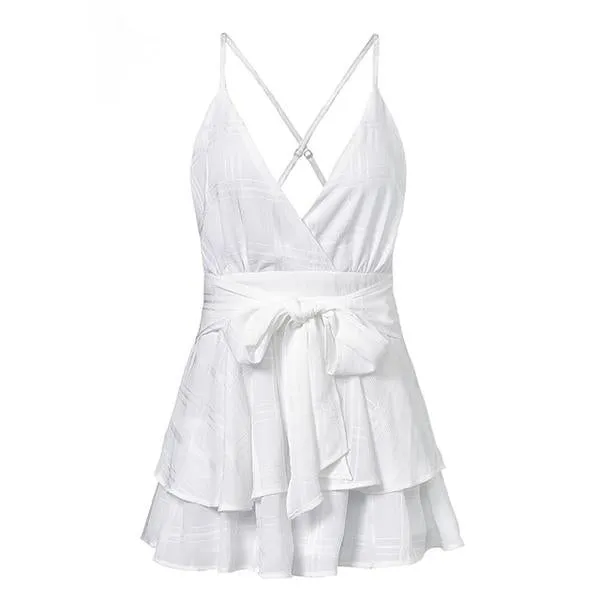 Spaghetti Straps Jumpsuit Rompers