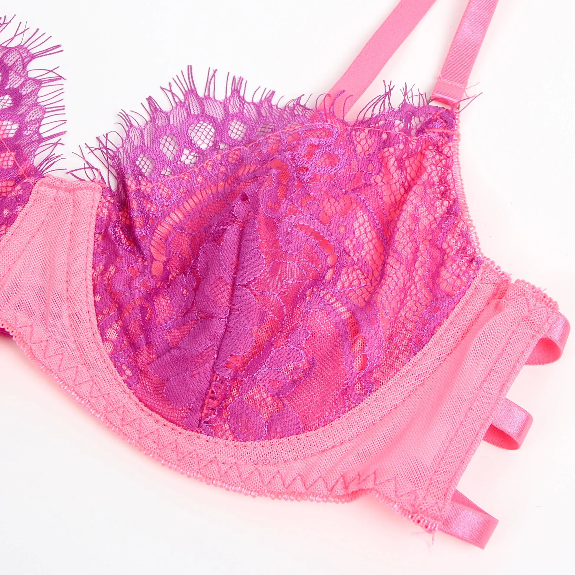 Spliced Eyelash Lace Bra Set Egypt