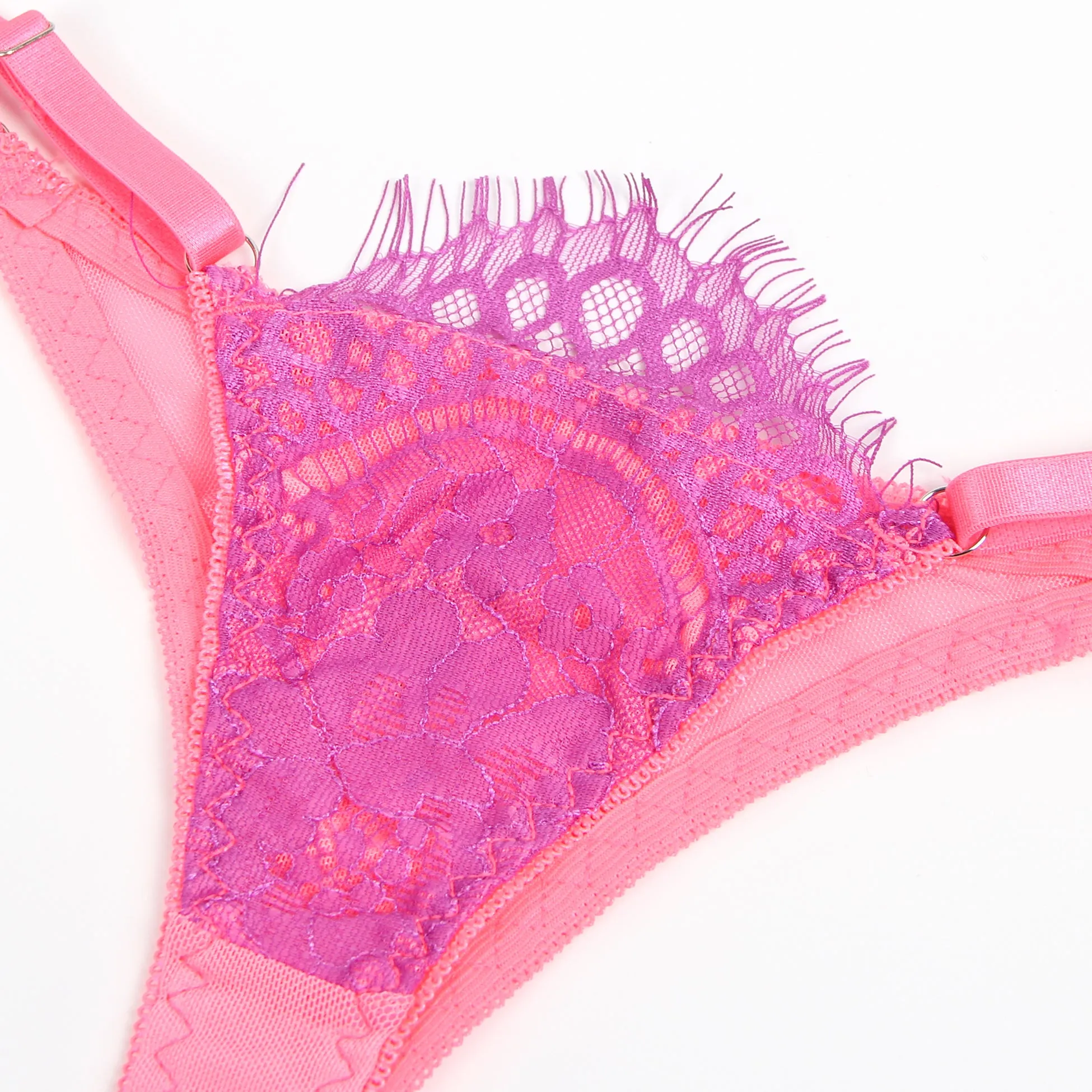 Spliced Eyelash Lace Bra Set Egypt