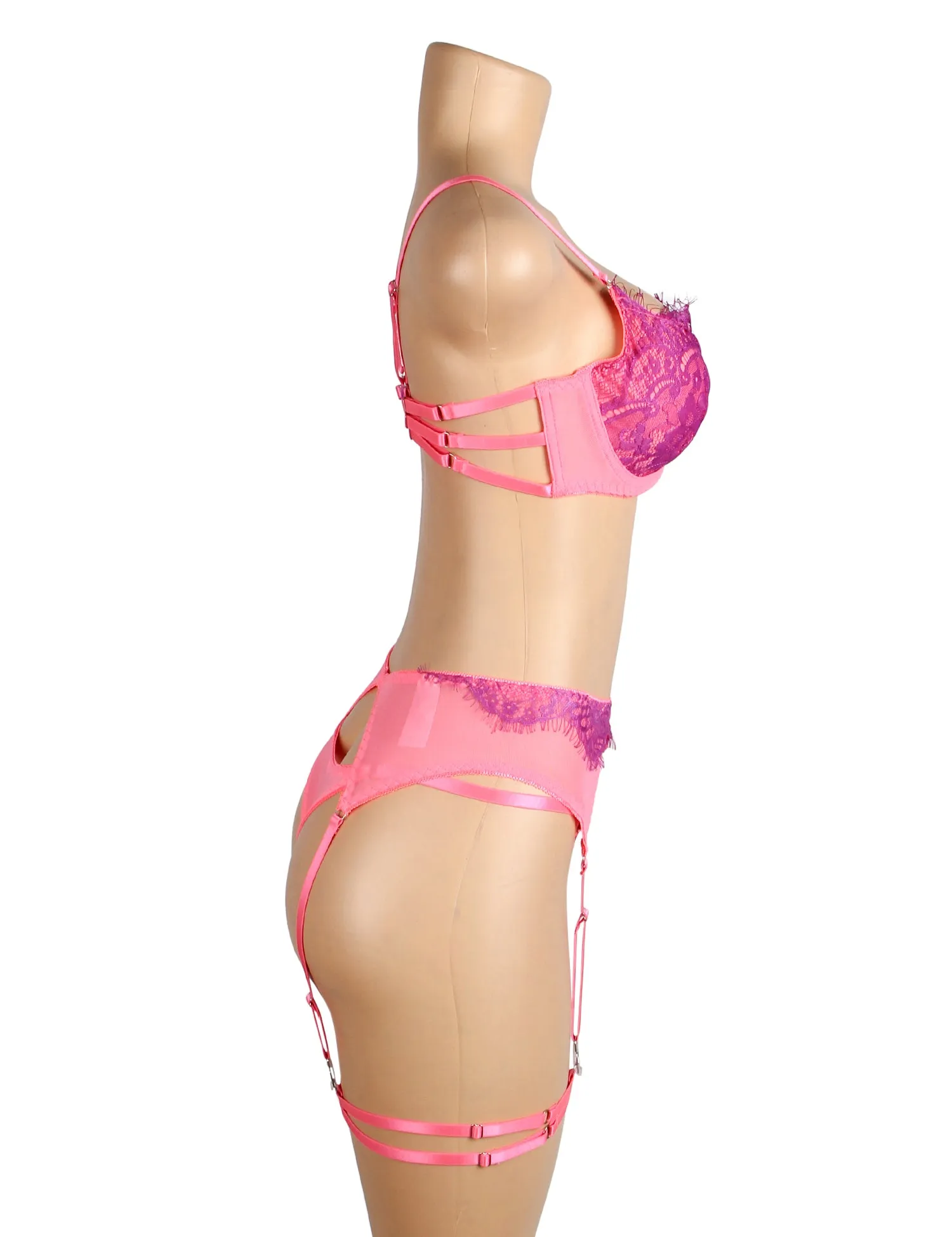 Spliced Eyelash Lace Bra Set Egypt