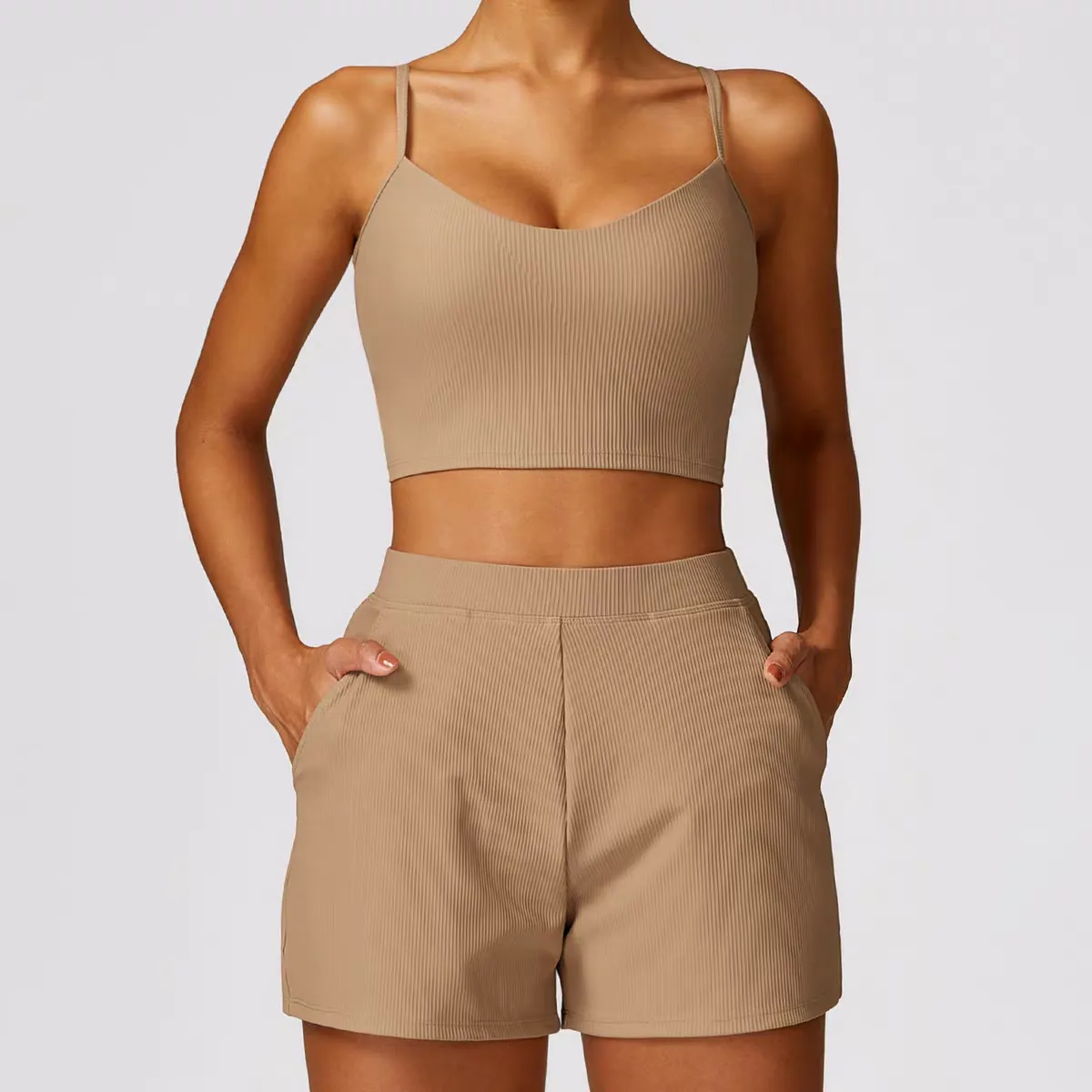 Sportsbra "Lenka" Camel brown