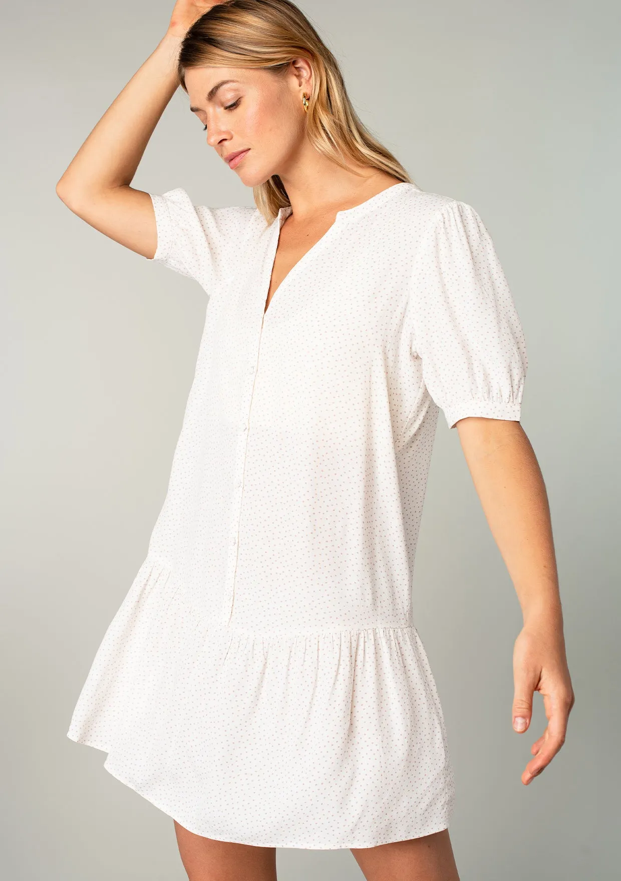 Spring Fling Polka Dot Mini Dress