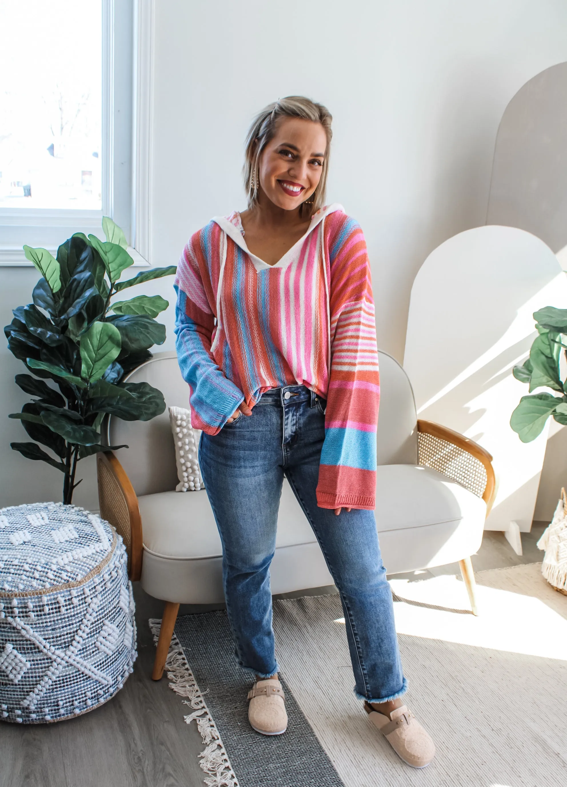 Spring Refresh Stripes • Cream Multi