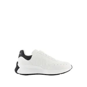 Sprint Runner Sneakers - Leather - White/Black