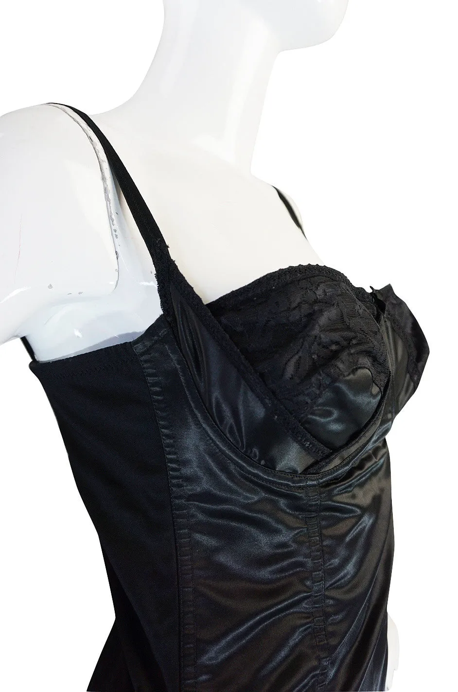 S/S 1992 Rare Dolce & Gabbana Lingerie Corset Bustier Dress
