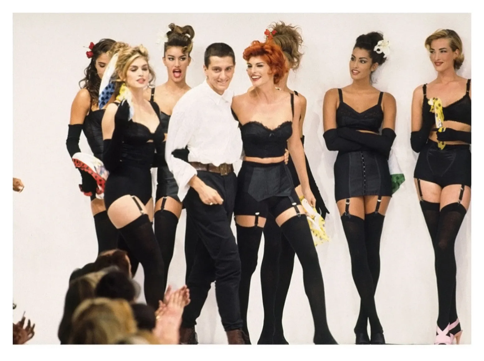 S/S 1992 Rare Dolce & Gabbana Lingerie Corset Bustier Dress