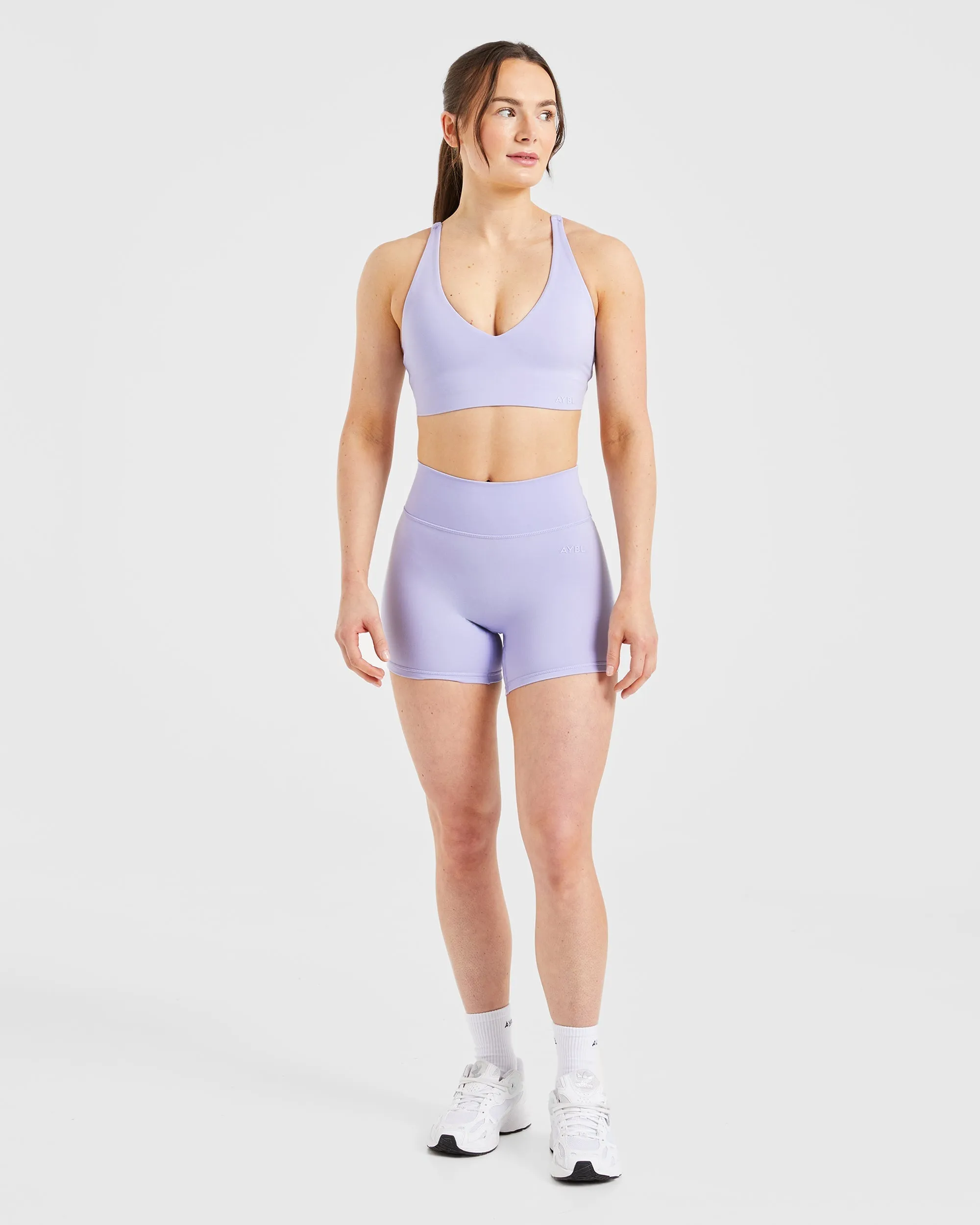 Staple Sports Bra - Pastel Lavender