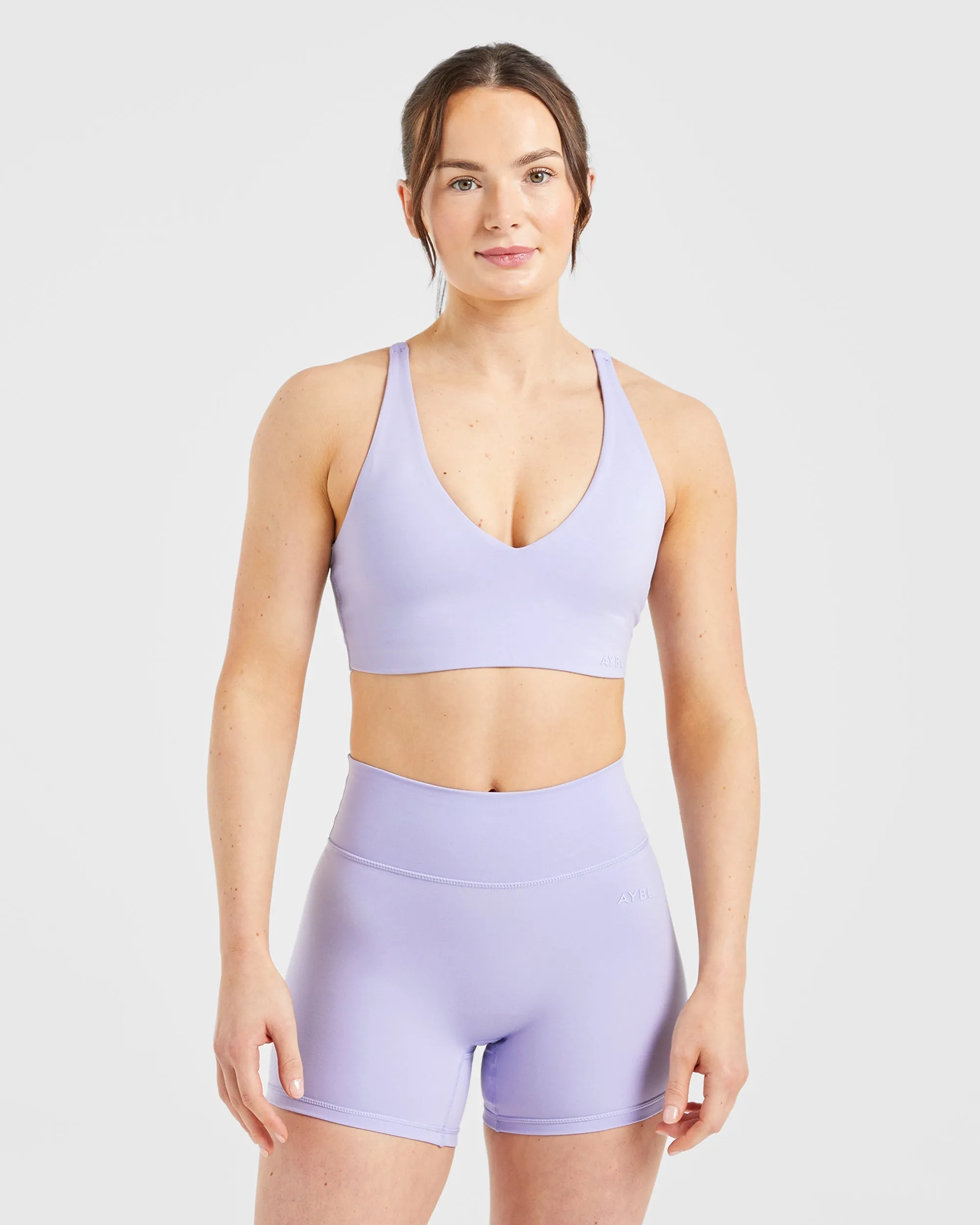 Staple Sports Bra - Pastel Lavender