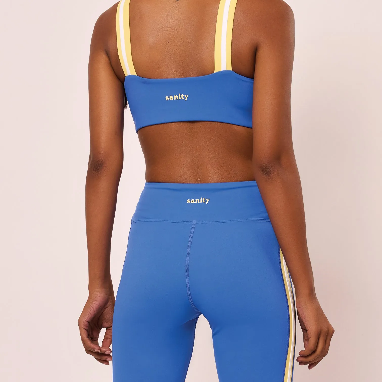 Strap-Up Statement Sports Bra | Blue