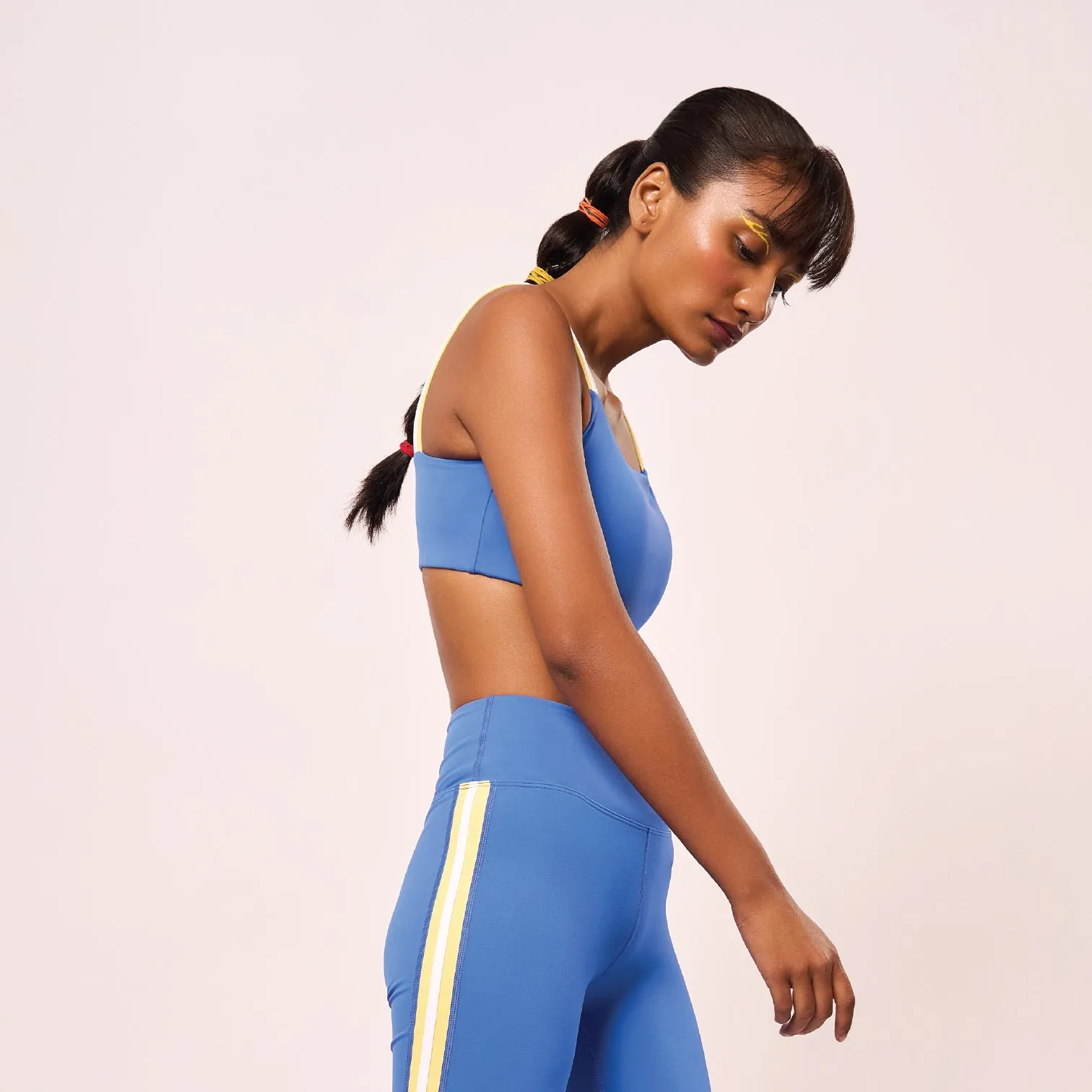 Strap-Up Statement Sports Bra | Blue