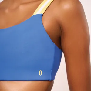 Strap-Up Statement Sports Bra | Blue