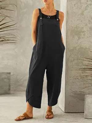 Stunncal Solid Color Casual Nine-point Back Pants (8 Color)