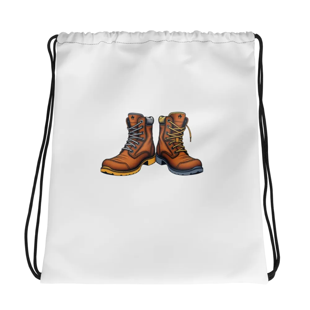 Stylish All-Over Print Hiking Boots