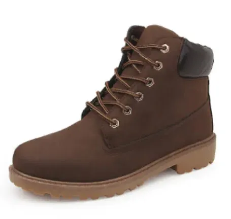 Stylish Lace-Up Ankle Boots