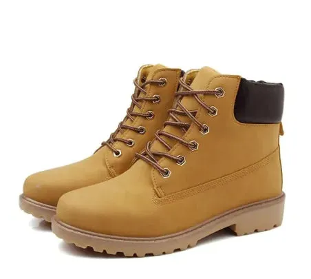 Stylish Lace-Up Ankle Boots