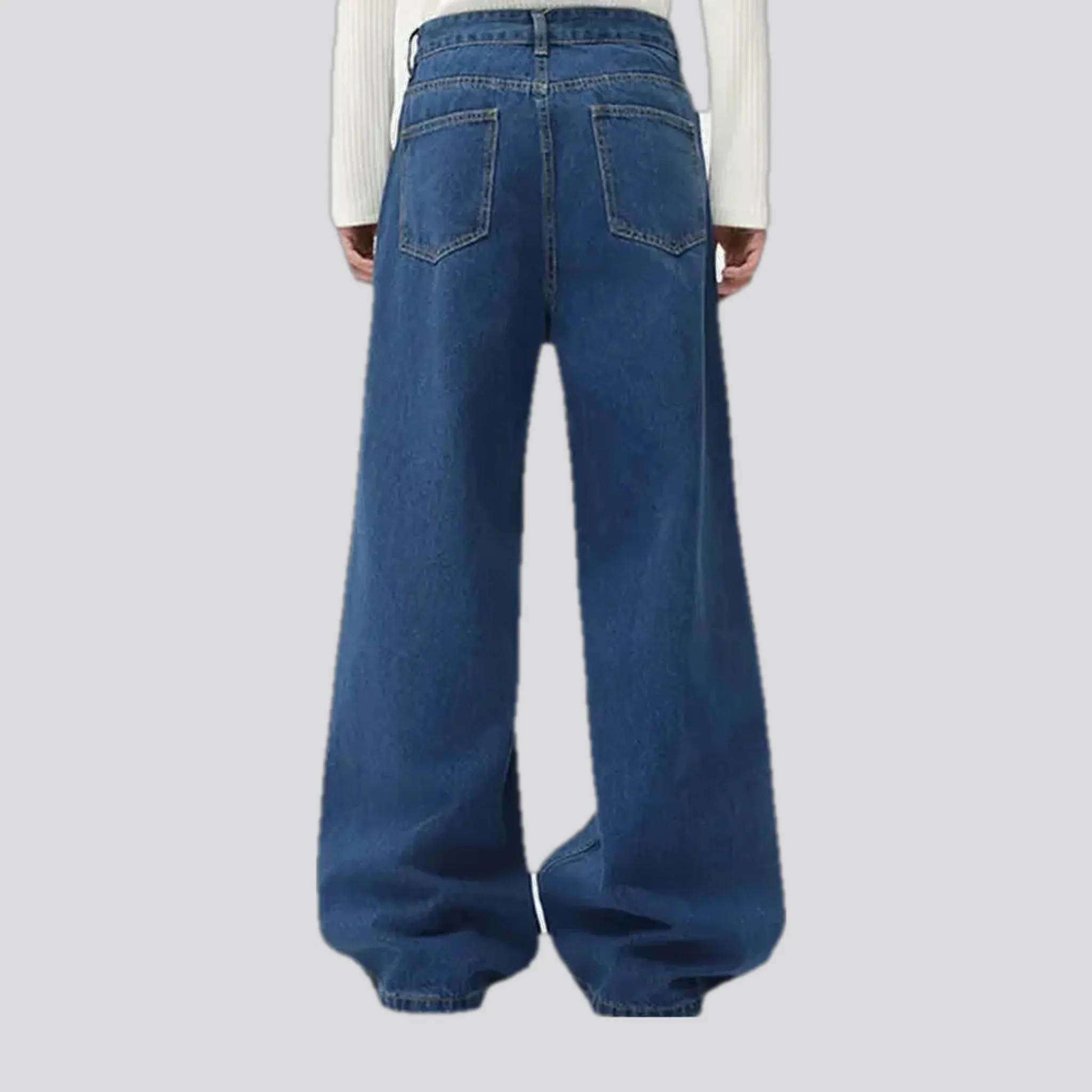 Stylish retro fit men's jeans