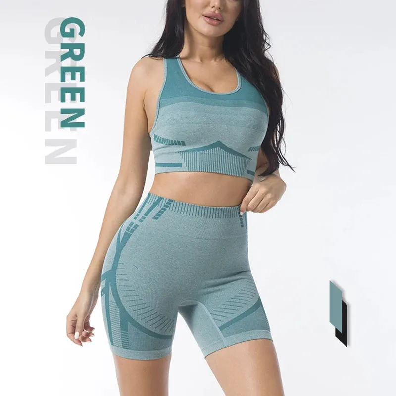 Summer Seamless Yoga Suit for Women - Sportswear Gym Clothes
