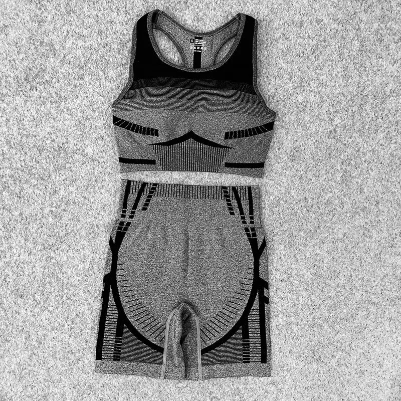 Summer Seamless Yoga Suit for Women - Sportswear Gym Clothes
