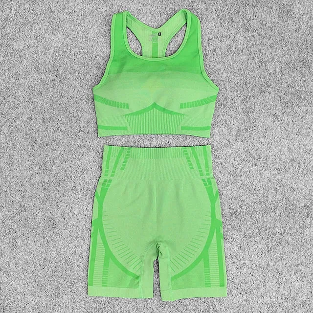 Summer Seamless Yoga Suit for Women - Sportswear Gym Clothes
