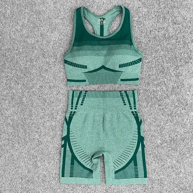 Summer Seamless Yoga Suit for Women - Sportswear Gym Clothes