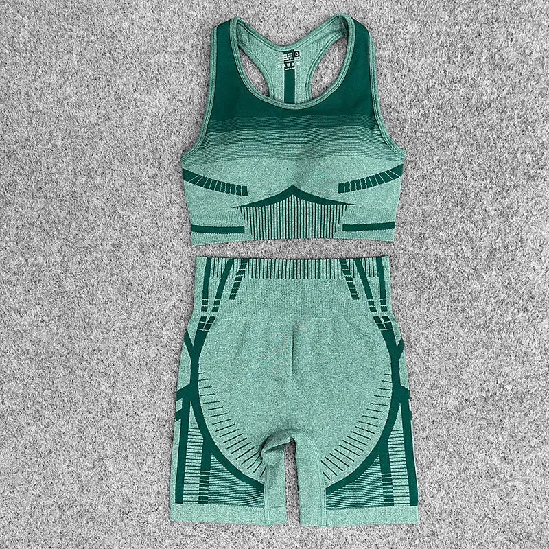 Summer Seamless Yoga Suit for Women - Sportswear Gym Clothes