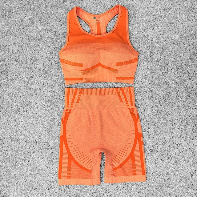 Summer Seamless Yoga Suit for Women - Sportswear Gym Clothes