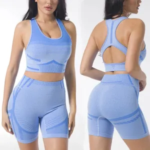 Summer Seamless Yoga Suit for Women - Sportswear Gym Clothes