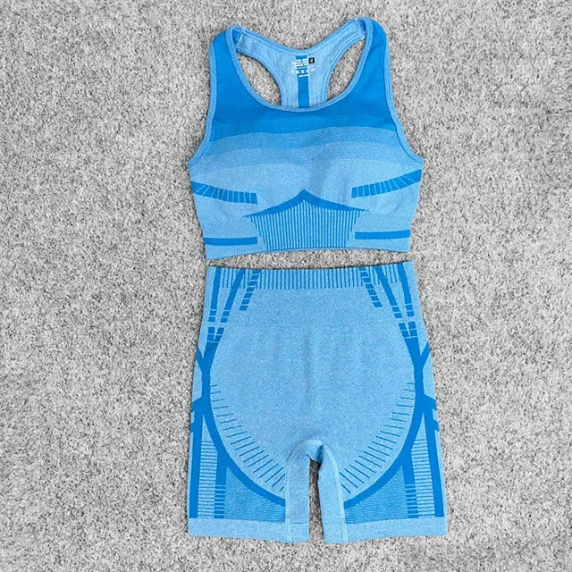 Summer Seamless Yoga Suit for Women - Sportswear Gym Clothes