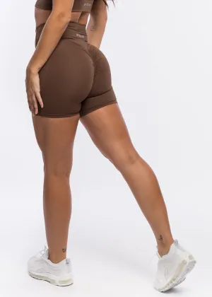 Super Scrunch Shorts - Chocolate