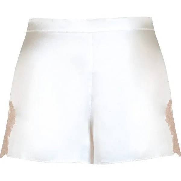 Suzane, Bloomers shorts in satin silk and Leavers lace