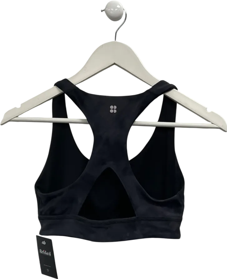 Sweaty Betty Black Power Medium Support Sports Bra UK S